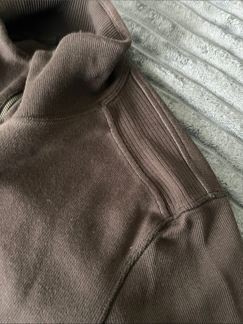 Banana Republic Men's Brown Half-Zip Sweater